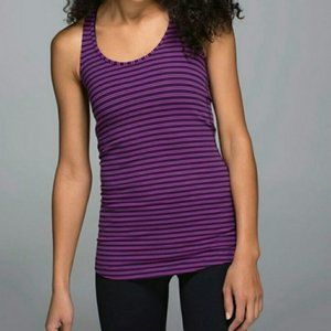 Lululemon Cool Racerback Tank Top Size Small Purple